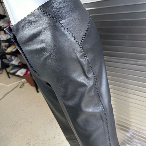 Versus by Versace Leather Slim Pants 24/38 Made in Italy XS - Picture 7 of 15